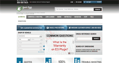 Desktop Screenshot of e-3sparkplugs.com